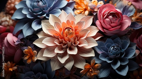 Floral Patterned Art Patterned Petals Blossom,Desktop Wallpaper Backgrounds, Background Hd For Designer © PicTCoral