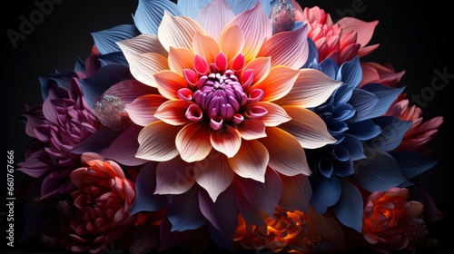 Floral Mandala Masterpiece Detailed Petals Blossom ,Desktop Wallpaper Backgrounds, Background Hd For Designer © PicTCoral