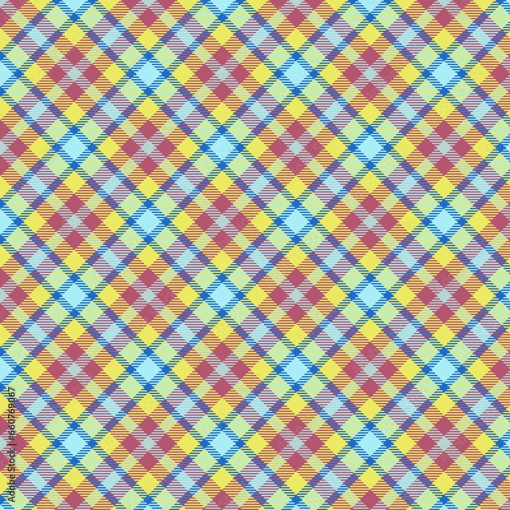 Checked Texture Plaid Pattern Background	