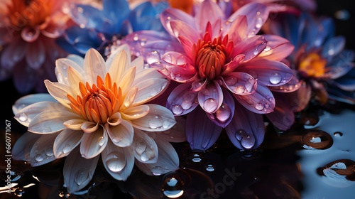 Floral Kaleidoscope Colorful Petals Blossom  Desktop Wallpaper Backgrounds  Background Hd For Designer