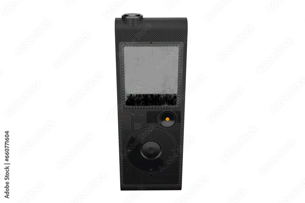 3d rendering mp3 player, audio device concept 3d rendering mp3 player, audio device concept