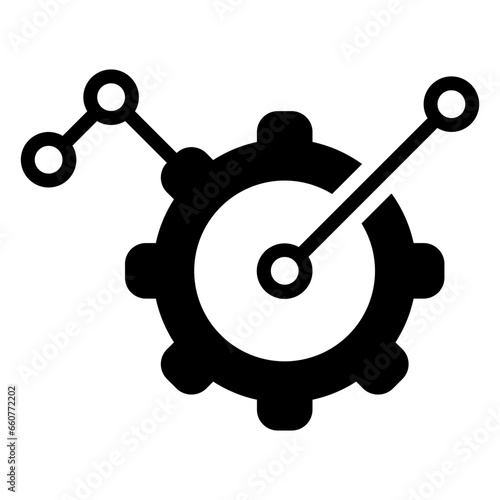 Solution icon, glyph icon style
