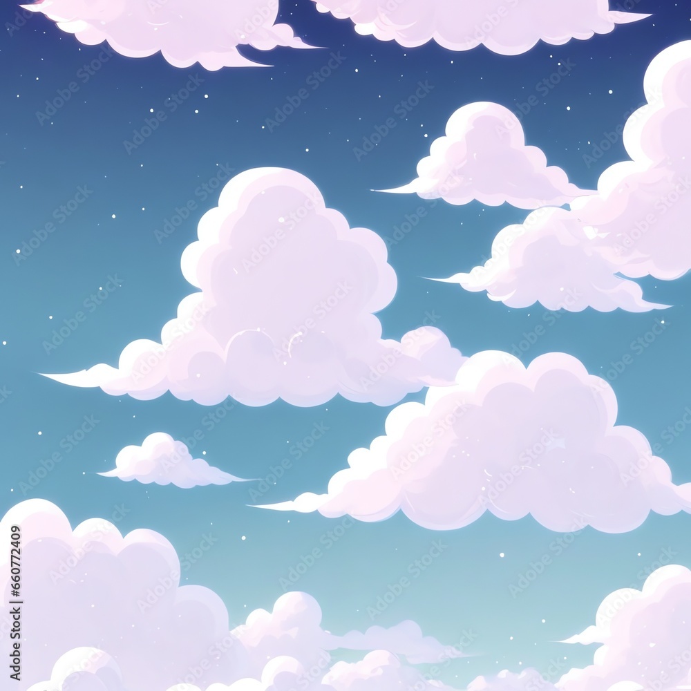 Pastel anime midnight sky Pastel anime midnight sky