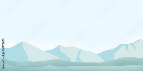 snowy mountains landscape cover background wallpaper illustration