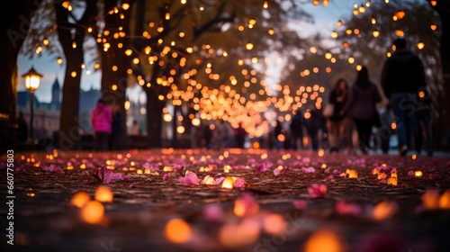 Fireworks In The Park Community Celebration Sky  ,Desktop Wallpaper Backgrounds, Background Hd For Designer