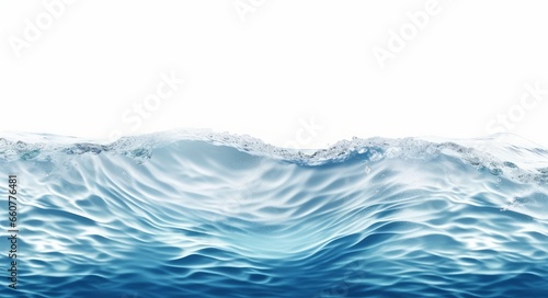 ocean water surface , isolated on white background cutout AI