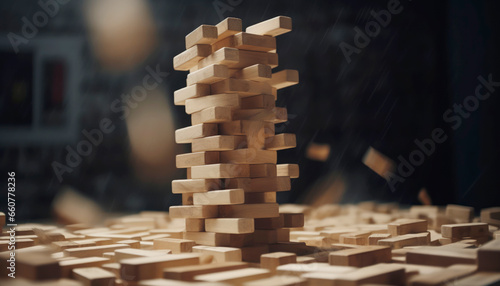 jenga tower