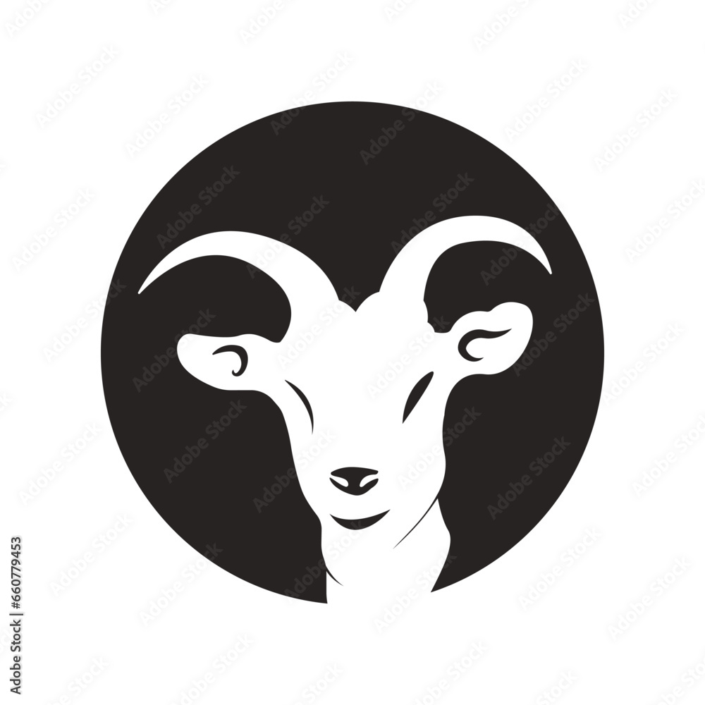 Goat head logo