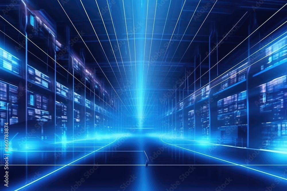 custom made wallpaper toronto digitalCloud computing transfer big data on internet. futuristic digital technology .Generative AI