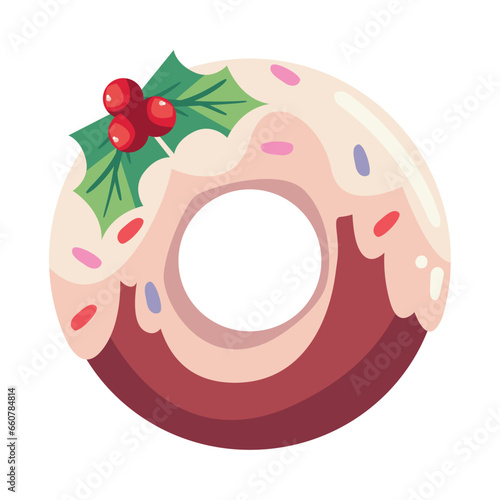 christmas dessert donut