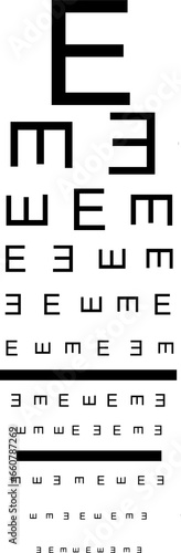 Digital png illustration of e letter repeated on transparent background