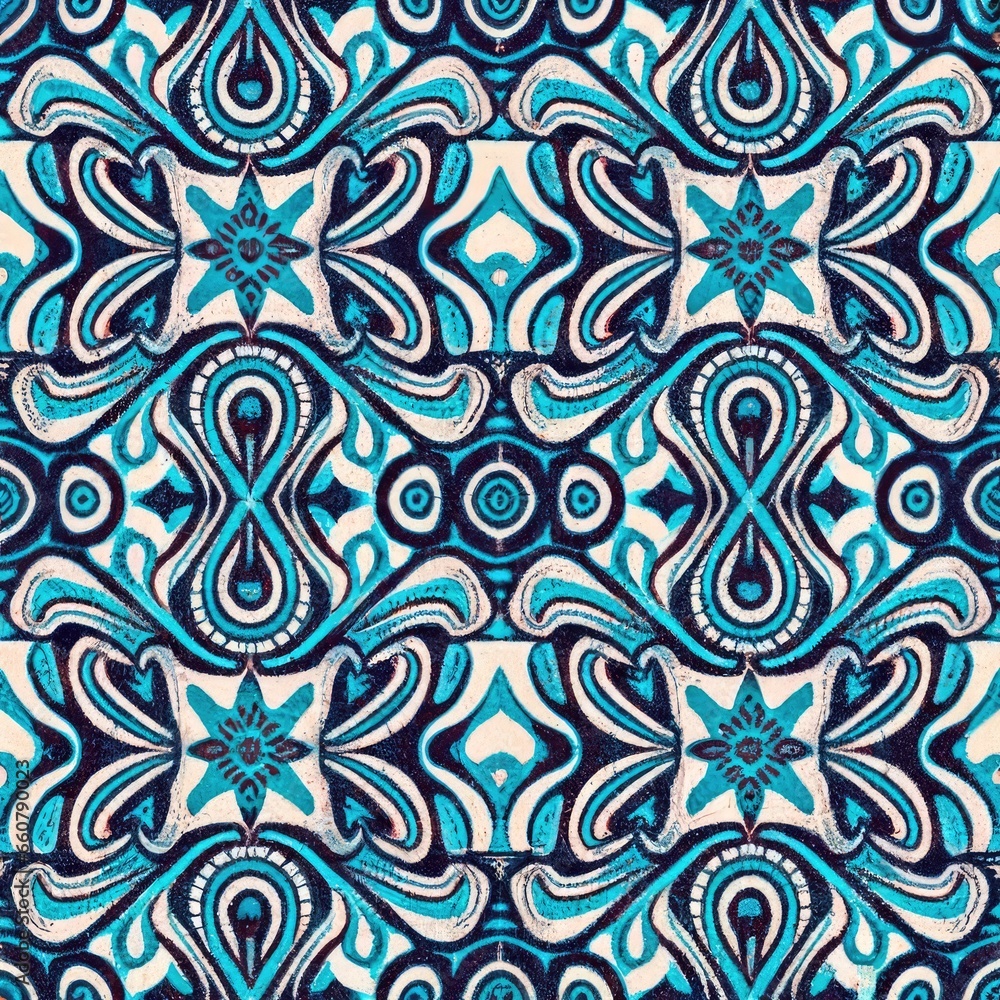 seamless orient pattern tile with Generative AI. seamless orient pattern tile with Generative AI.