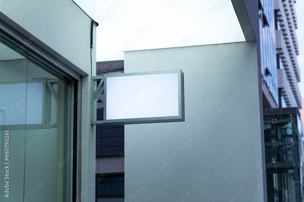 Street Sign Logo Mockup Template Style Effect Wall Badge Text Branding