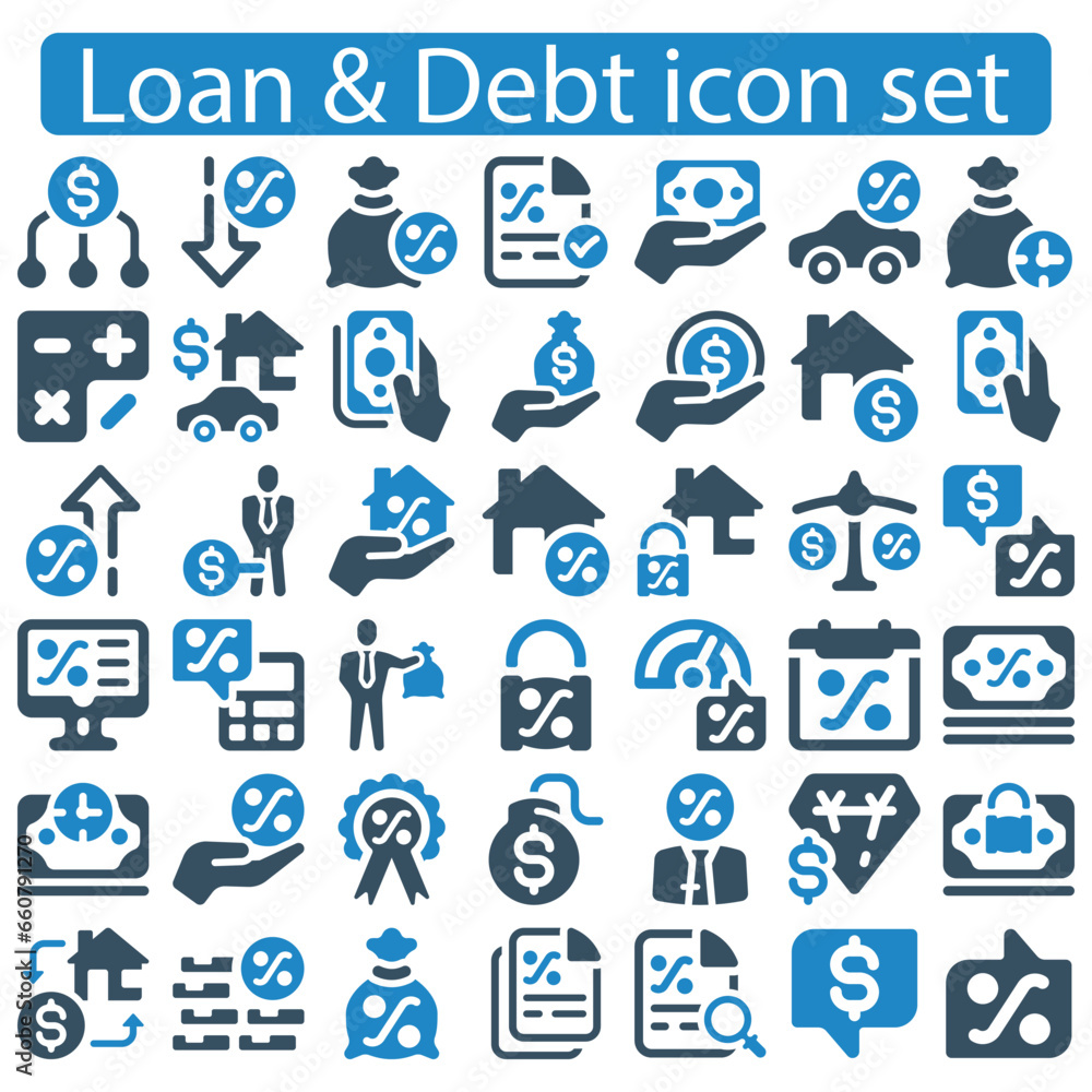 loan secured icon vector illustration