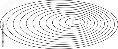 Abstract geometric thin line