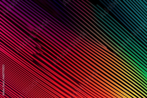 Animated striped backgrounds with colorful dot streams. Motion. Stylish transitions. Generative AI