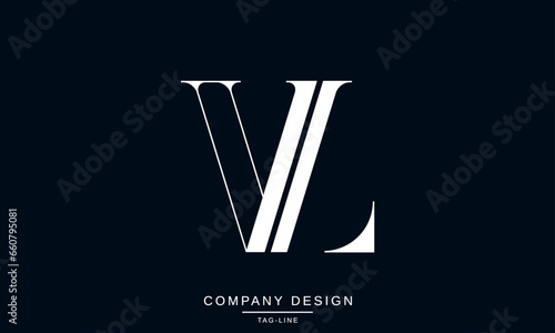 VL, LV, Abstract Letters Logo Monogram photo