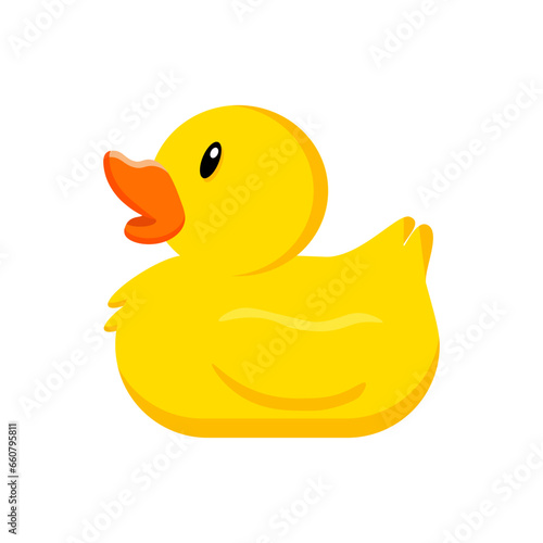 Rubber duck icon. Vector illustration
