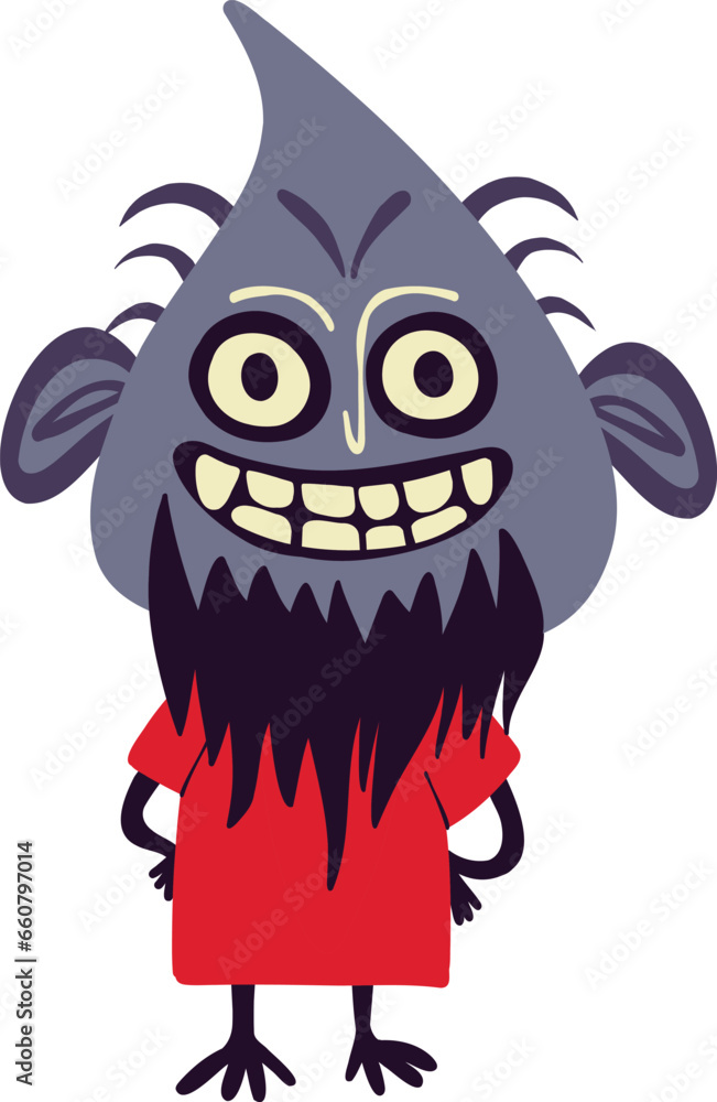 ugly angry devil with a face in the mask . Strange Halloween characters. Strange Halloween characters. bizarre comic characters in modern flat hand drawn style ugly angry devil with a face in the mask . Strange Halloween characters. Strange Halloween characters. bizarre comic characters in modern flat hand drawn style