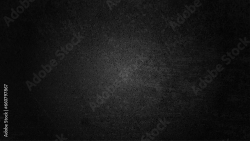 Vector illustration of old black background soft white watercolor grunge texture style center for adding your text. Dark wallpaper. Blackboard. Chalkboard. Image