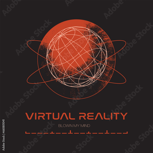 Street wear design inspiration. Retro futuristic design for apparel, clothing, and poster
