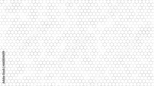 Seamless pattern of the hexagonal netting. Vector geometric seamless texture symbol. Hexagon, hexagonal raster, mosaic cell sign or icon. Gradation.