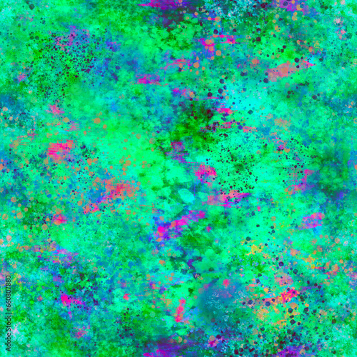 Abstract blur painted seamless background in bright summer nature colors © Olga