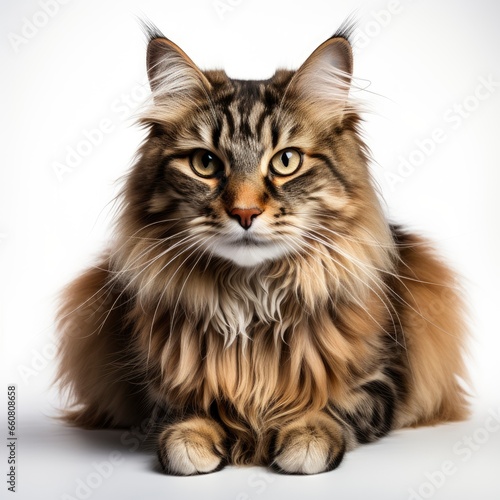 Full view Norwegian Forest Caton, wallpaper pictures, Background HD