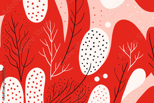 Christmas winter seamless pattern background. Good for fashion fabrics, children’s clothing, T-shirts, postcards, email header, wallpaper, banner, posters, events, covers, advertising, and more.