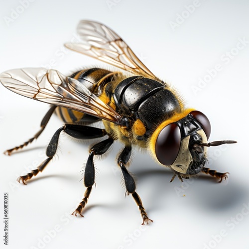 Full view Sawflyon a completely white background , wallpaper pictures, Background HD