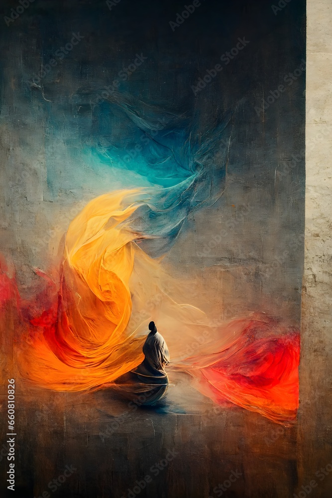 minimalism abstract renaissance artwork created from a printing press ...