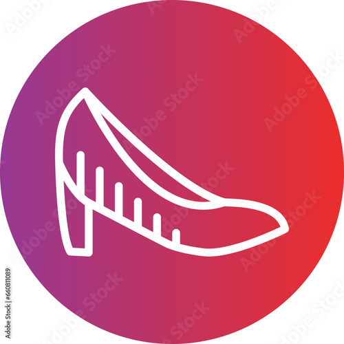 Vector Design High Heels Icon Style