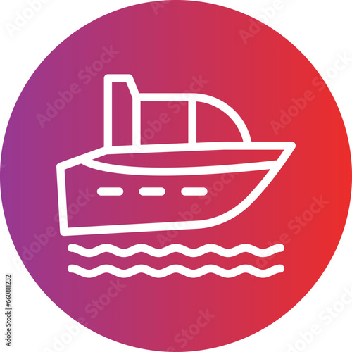 Vector Design Boat Icon Style