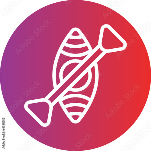 Vector Design Kayak Icon Style