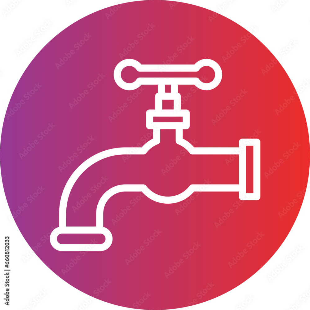 Vector Design Faucet Icon Style Vector Design Faucet Icon Style