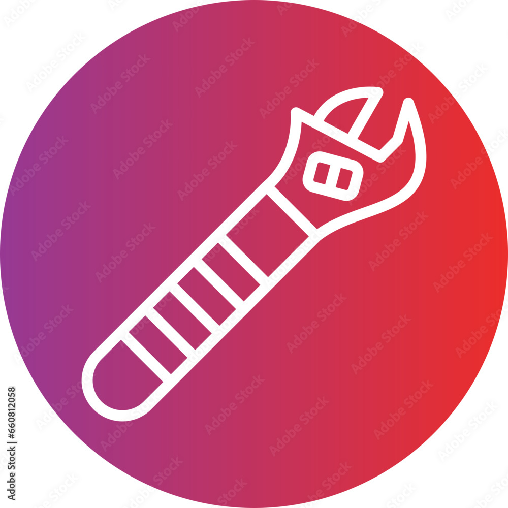 Vector Design Wrench Icon Style Vector Design Wrench Icon Style