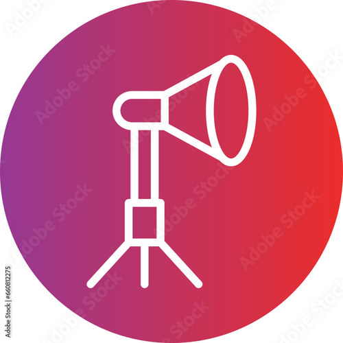 Vector Design Camera Reflector Icon Style