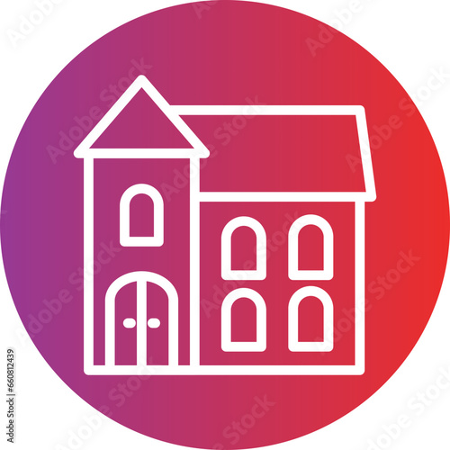 Vector Design Dolls House Icon Style