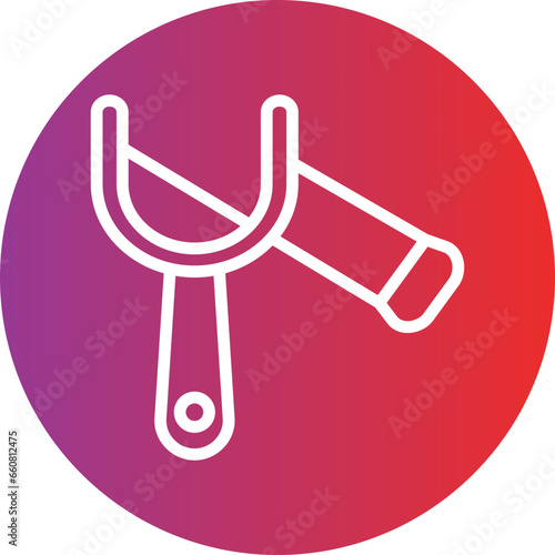 Vector Design Slingshot Icon Style