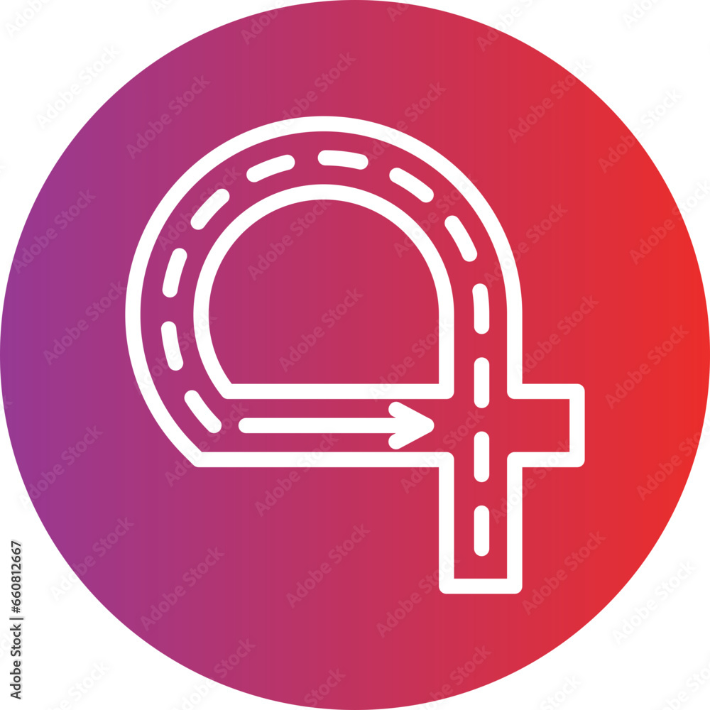 Vector Design Road Ramps Icon Style Vector Design Road Ramps Icon Style