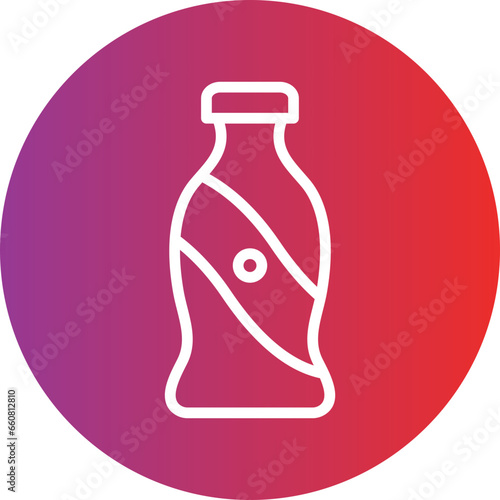 Vector Design Cola Bottle Icon Style