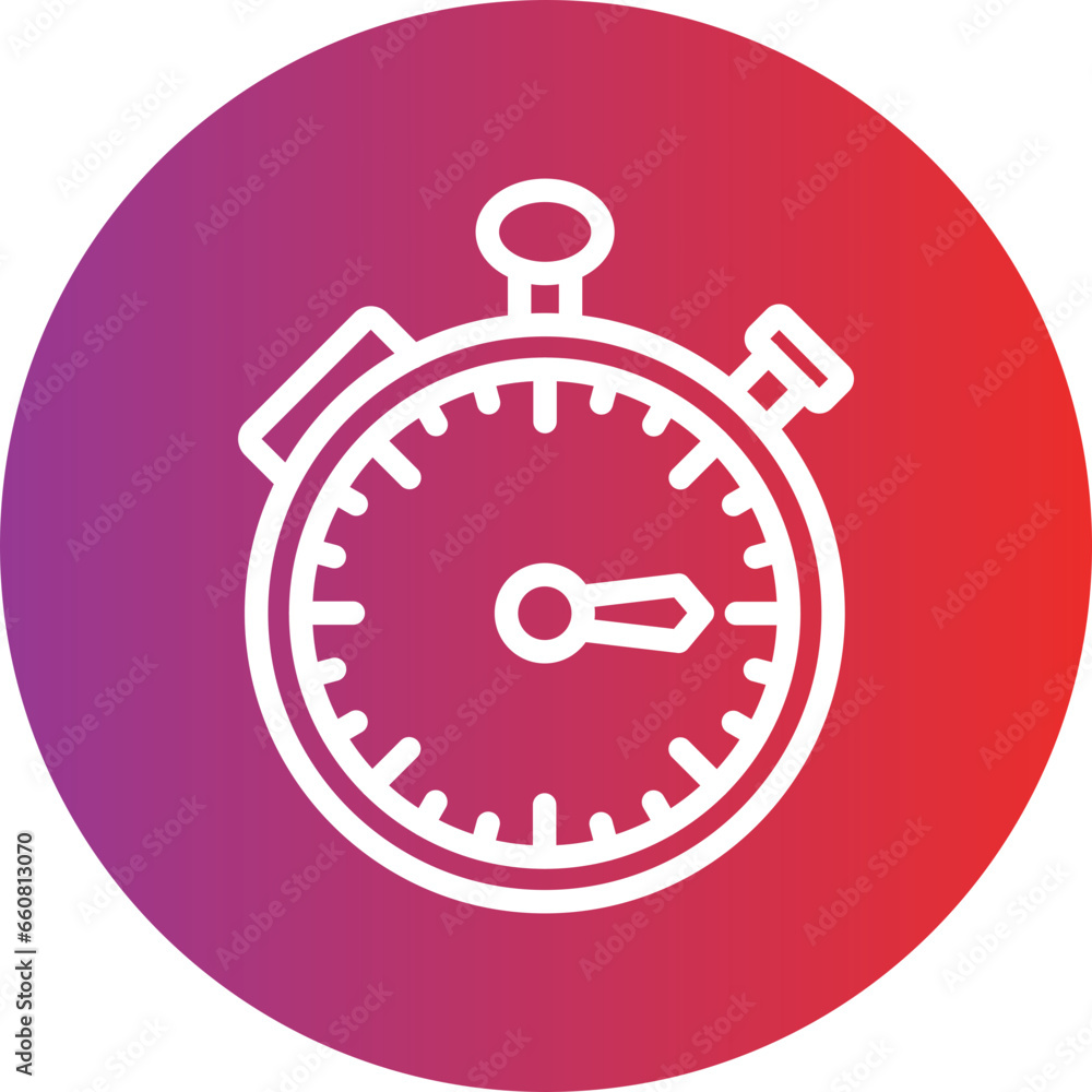 Fototapeta premium Vector Design Stopwatch Icon Style