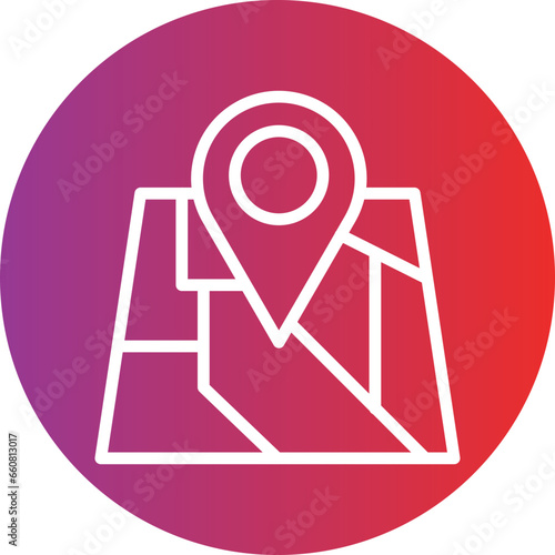 Vector Design Map Icon Style