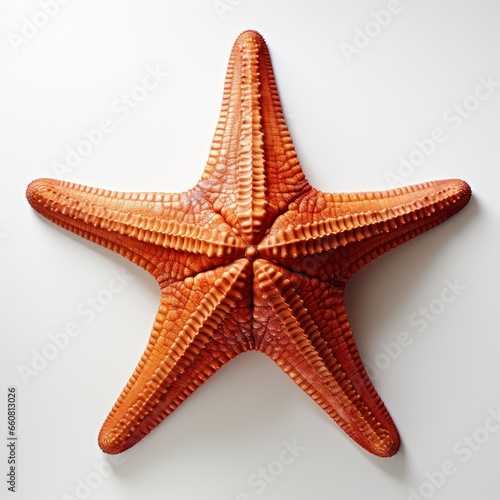 Full view Starfish Sea staron a completely white background, wallpaper pictures, Background HD
