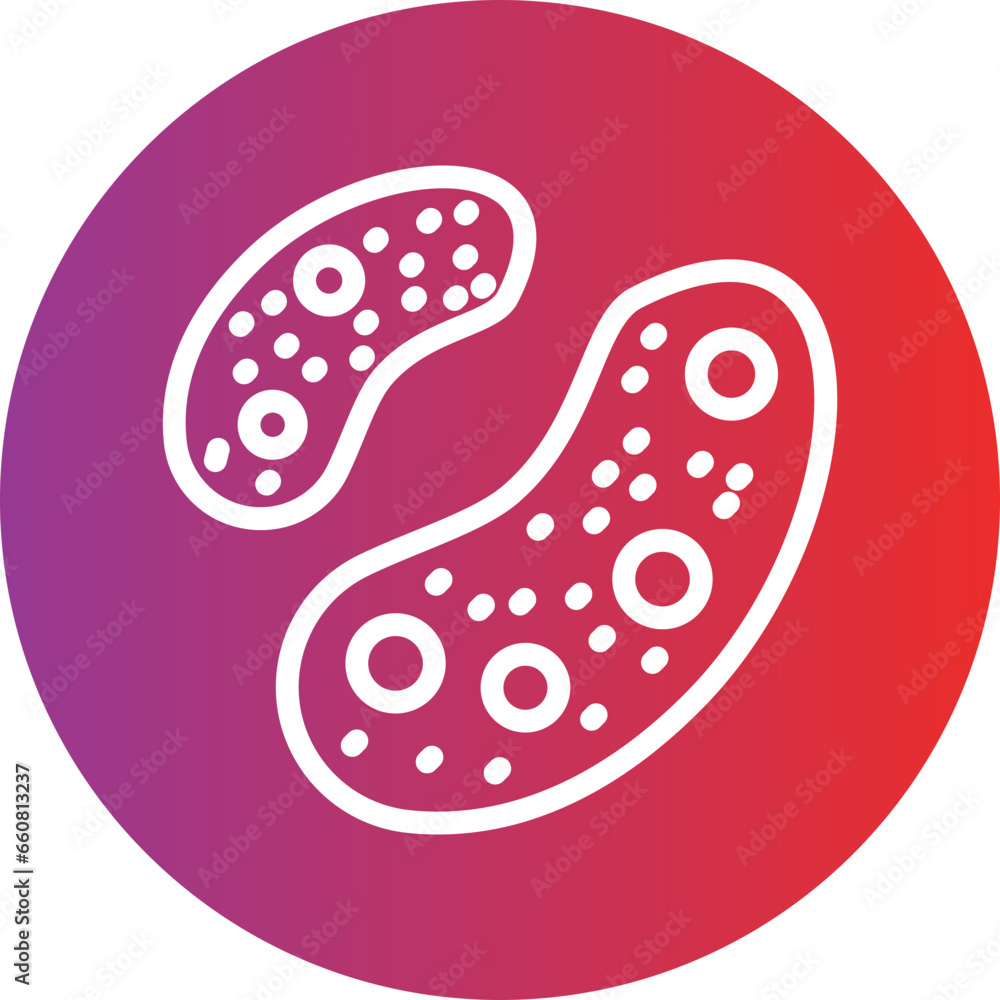 Vector Design Bacteria Icon Style Vector Design Bacteria Icon Style