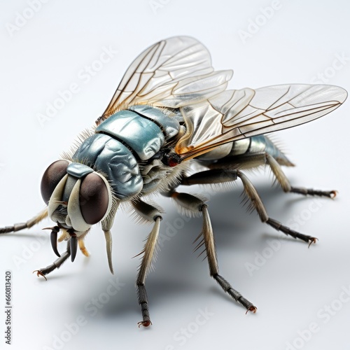 Full view Whiteflyon a completely white background , wallpaper pictures, Background HD