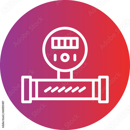 Vector Design Water Meter Icon Style