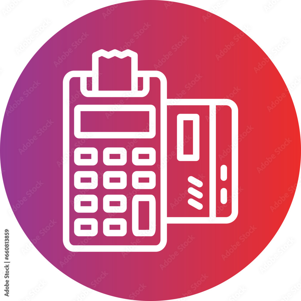 Vector Design Card Machine Icon Style Vector Design Card Machine Icon Style