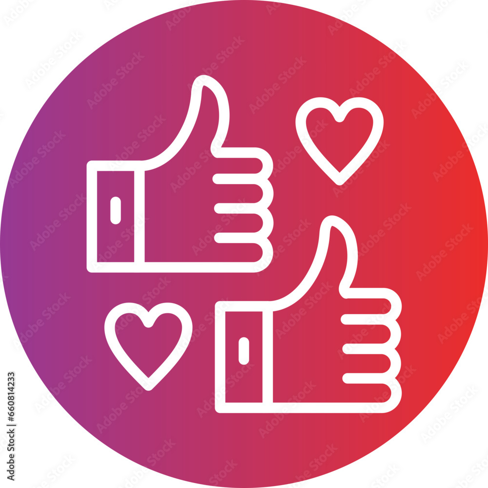 Vector Design Thumbs Up Icon Style Vector Design Thumbs Up Icon Style