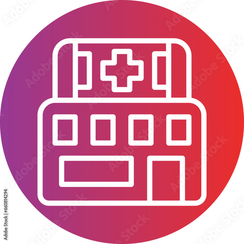 Vector Design Clinic Icon Style